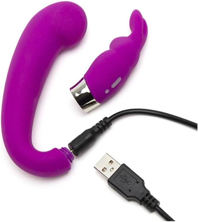 Love Honey Happy Rabbit Mini G-Spot Curve Vibe Purple