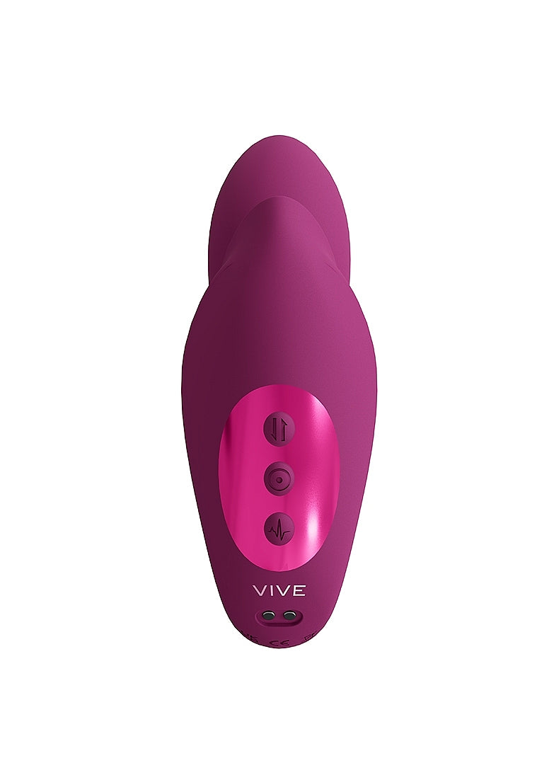 Shots Toys | VIVE Yuki Dual Motor G-Spot Vibrator with Massaging Beads Pink