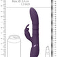 Shots Toys | VIVE Sora Up & Down Stimulating Rings, G-Spot Rabbit Vibrator Purple