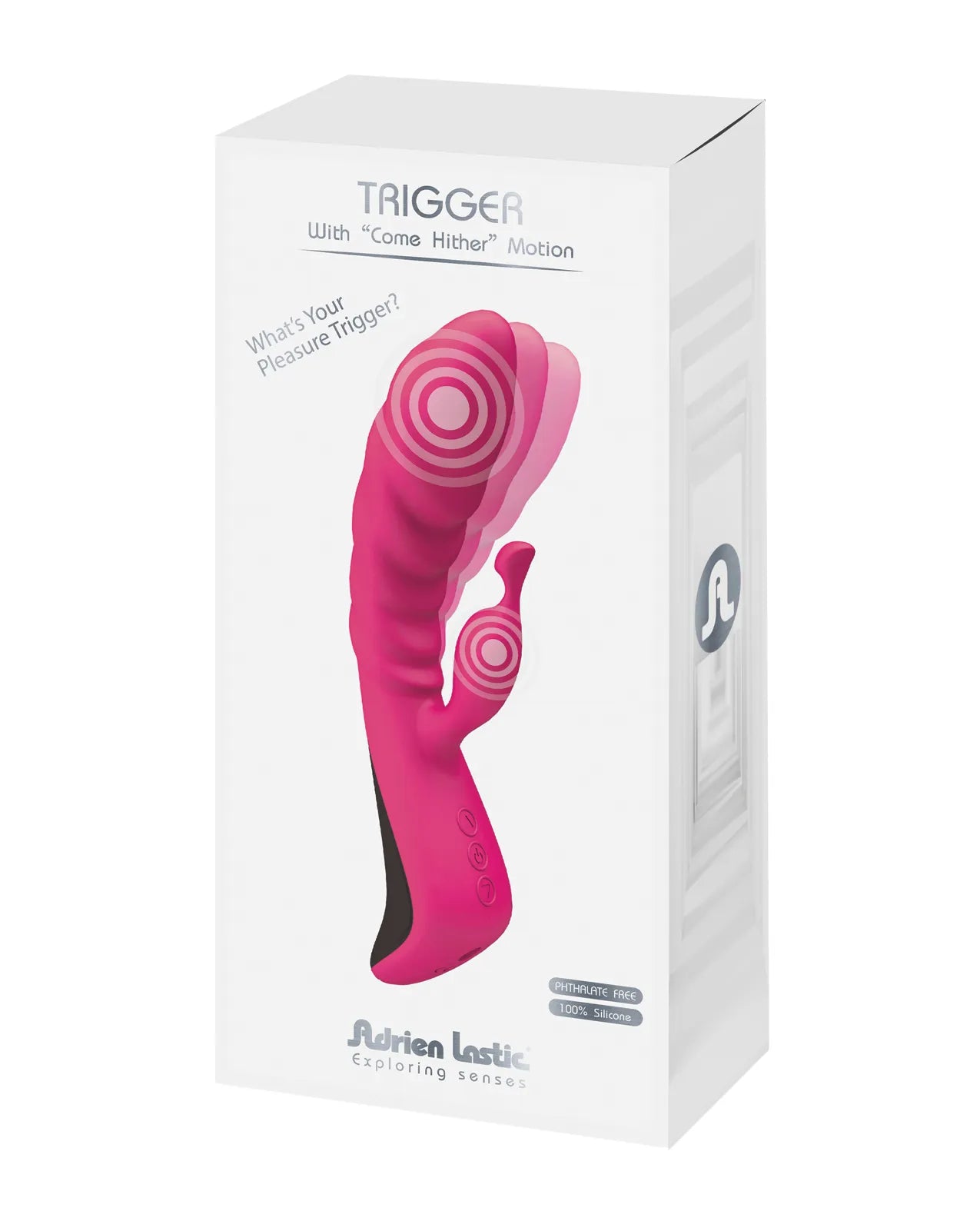 Adrien Lastic Trigger Vibrator & Clitoral Stimulator Magenta