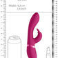 Shots Toys | VIVE Cato Pulse Wave G-Spot Rabbit Vibrator Pink