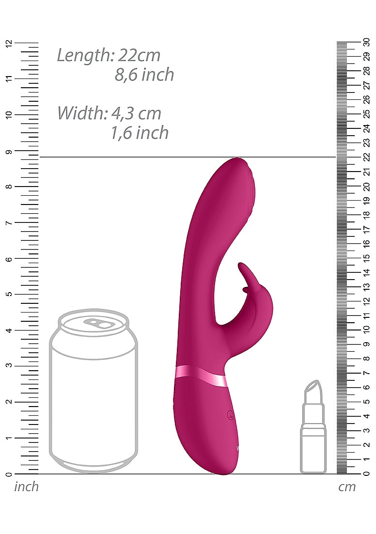 Shots Toys | VIVE Cato Pulse Wave G-Spot Rabbit Vibrator Pink