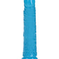 Shots Toys | REALROCK 20cm Slim Glow in the Dark Neon - Blue (8") Dildo Dong