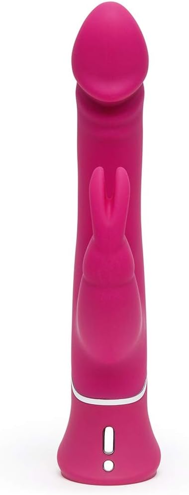 Love Honey Happy Rabbit Realistic Dual Density Rabbit Vibrator Pink