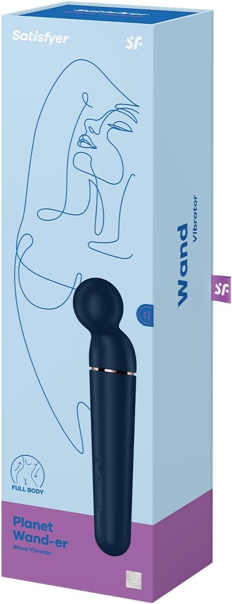 Satisfyer Planet Wand-er Massager Wand Vibrator Blue