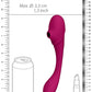 Shots Toys | VIVE Mirai Double Ended Pulse Wave & Air Wave Bendable Vibrator Pink