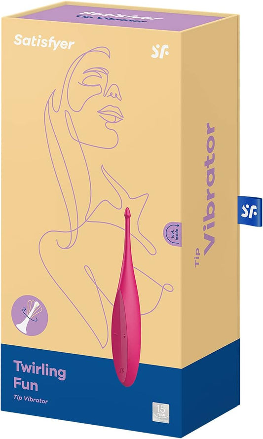 Satisfyer Twirling Fun Tip Vibrator Magenta