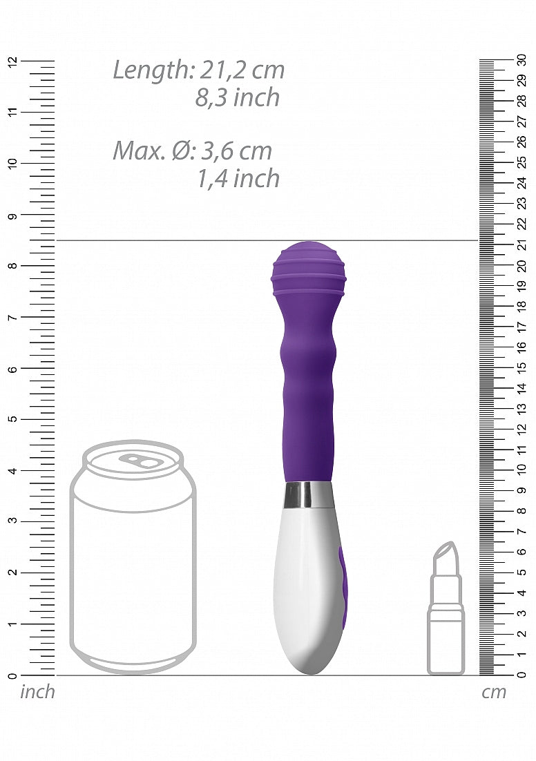 Shots Toys | Luna Alida Rechargeable 10 Speed Vibe Vibrator Purple