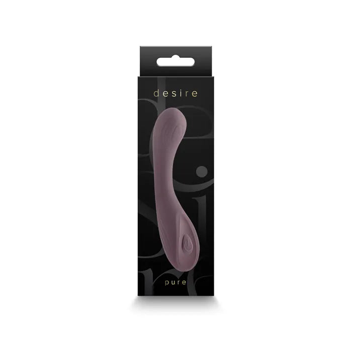 NS Novelties Desire Pure Earth Purple 13.7cm USB Rechargeable Vibrator