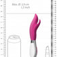 Shots Toys | Luna Athos Rechargeable 10 Speed Rabbit Vibe Vibrator Pink