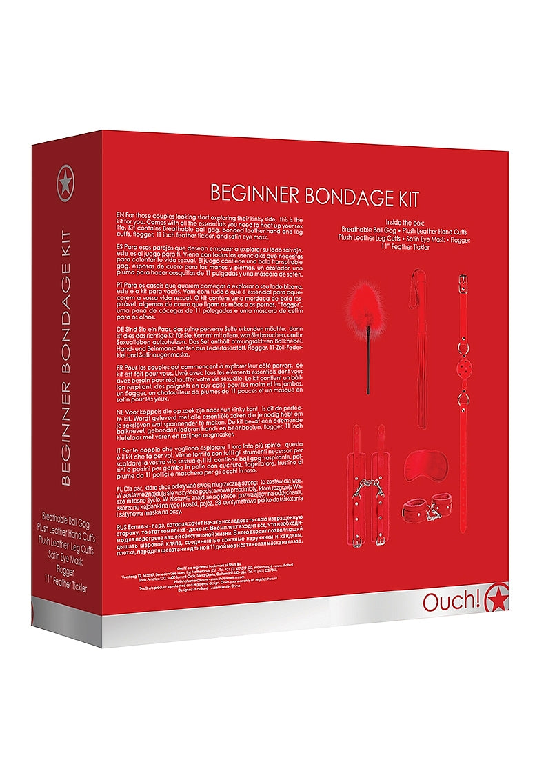 Shots Toys | Ouch! Beginners Bondage Kit Red