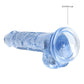 Shots Toys | REALROCK Crystal Clear 7"/17cm Realistic Dildo with Balls Blue