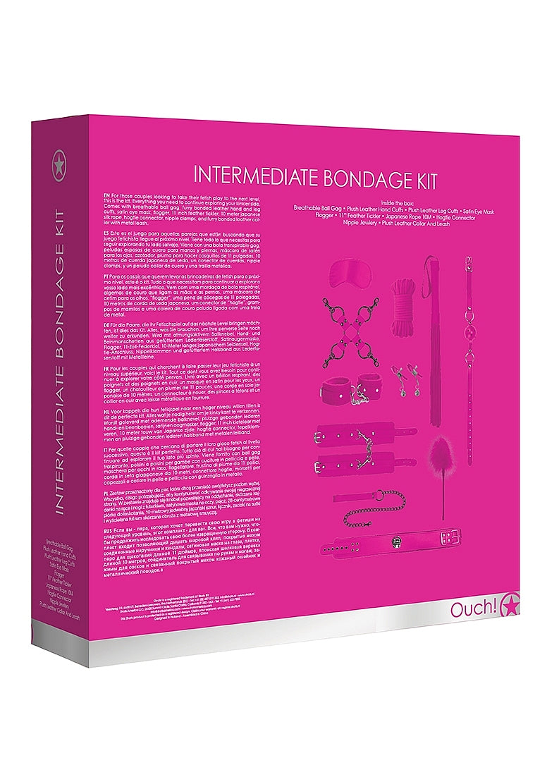 Shots Toys | Ouch! Intermediate Bondage Kit Pink