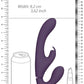 Shots Toys | VIVE Suki Vibrating G-Spot Clitoral Triple Vibrator Strapless Strap On Purple