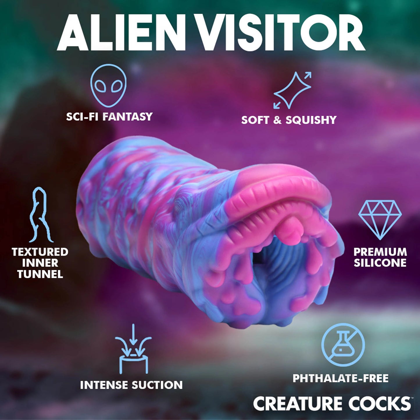 Creature Cocks Cyclone Squishy Alien Vagina Stroker Masturbator