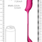 Shots Toys | VIVE Quino Double Action Air Wave & Vibrating Egg Vibrator Pink