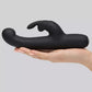 Love Honey Happy Rabbit Slimline G-Spot Rechargeable Rabbit Vibrator Black