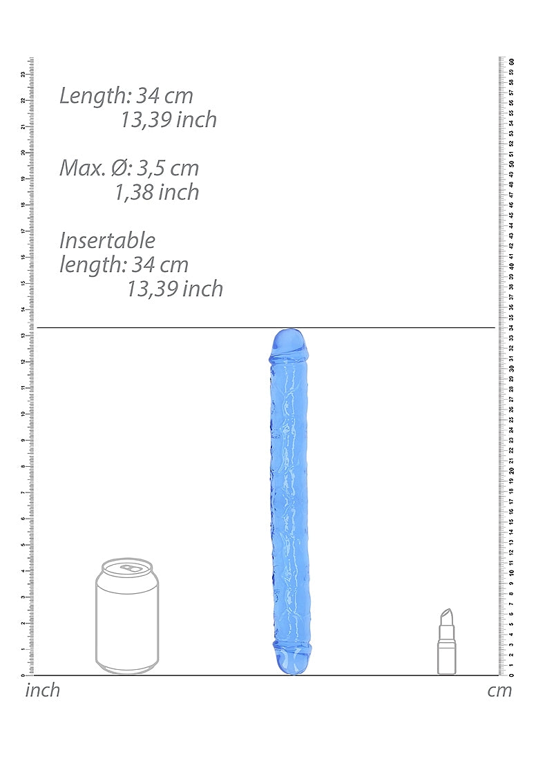 Shots Toys | REALROCK 34cm (13") Double Dong Blue