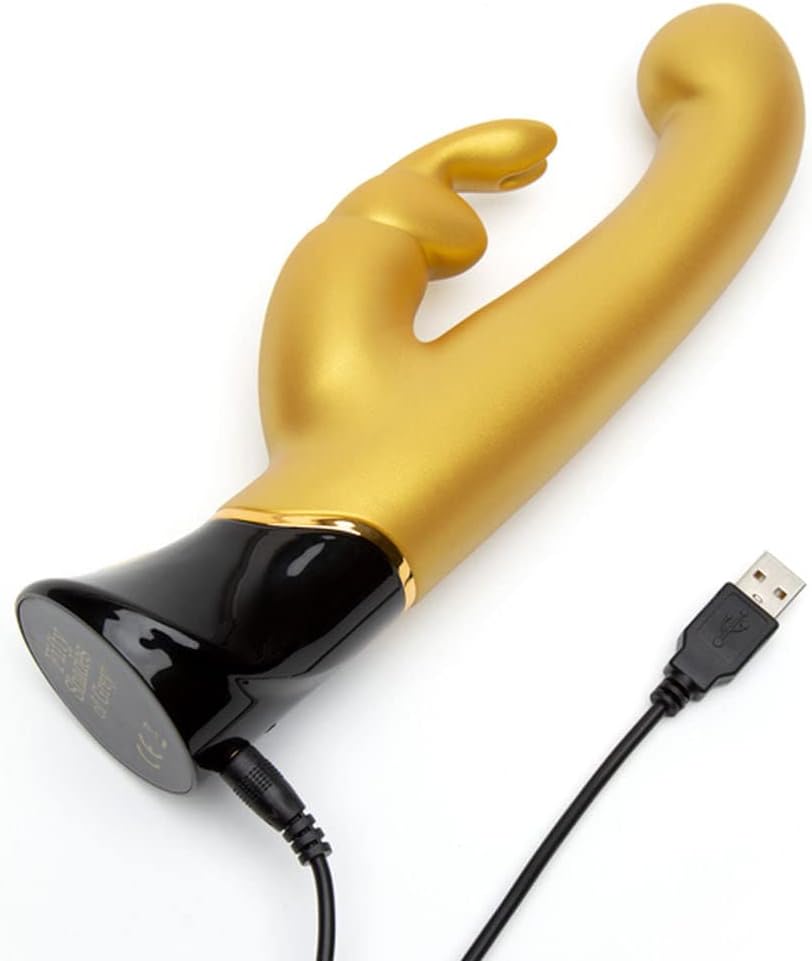 Fifty Shades of Grey Greedy Girl 10 Year Anniversary Gold Rabbit Vibrator