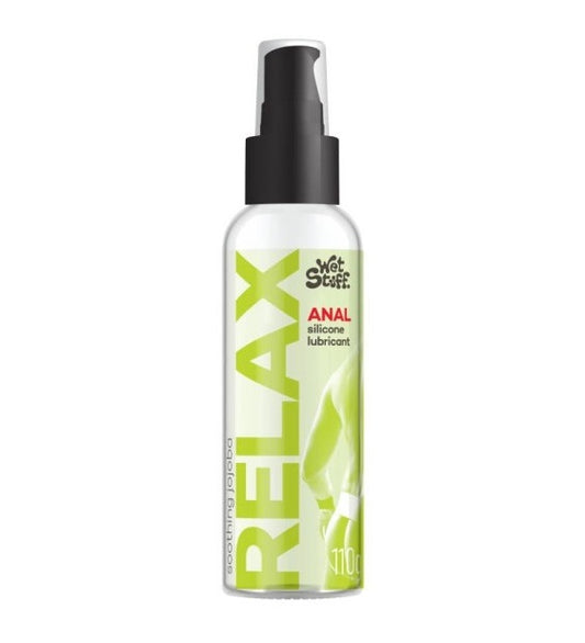 Wet Stuff Relax Anal Silicone Lubricant Pump Top 110g