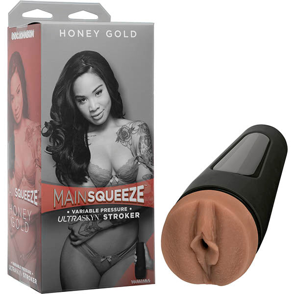 Doc Johnson Main Squeeze - Honey Gold Pussy Tanned Vagina Stroker