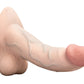 COTR | B-Vibe Slipskin Realistic Silicone Dildo - 10" Curved Cream