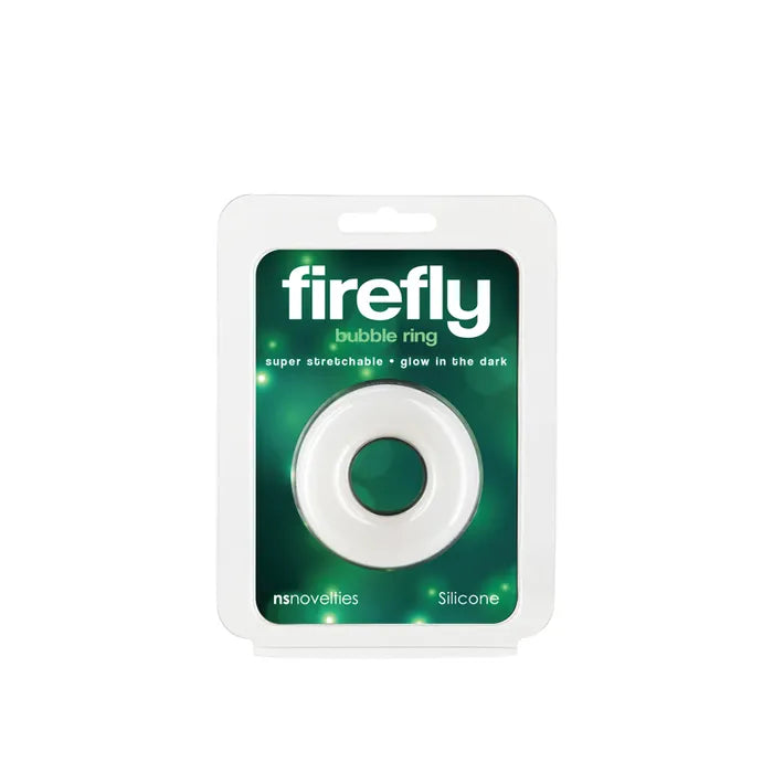 NS Novelties Firefly - Bubble Ring - Glow in Dark Large Cock Ring