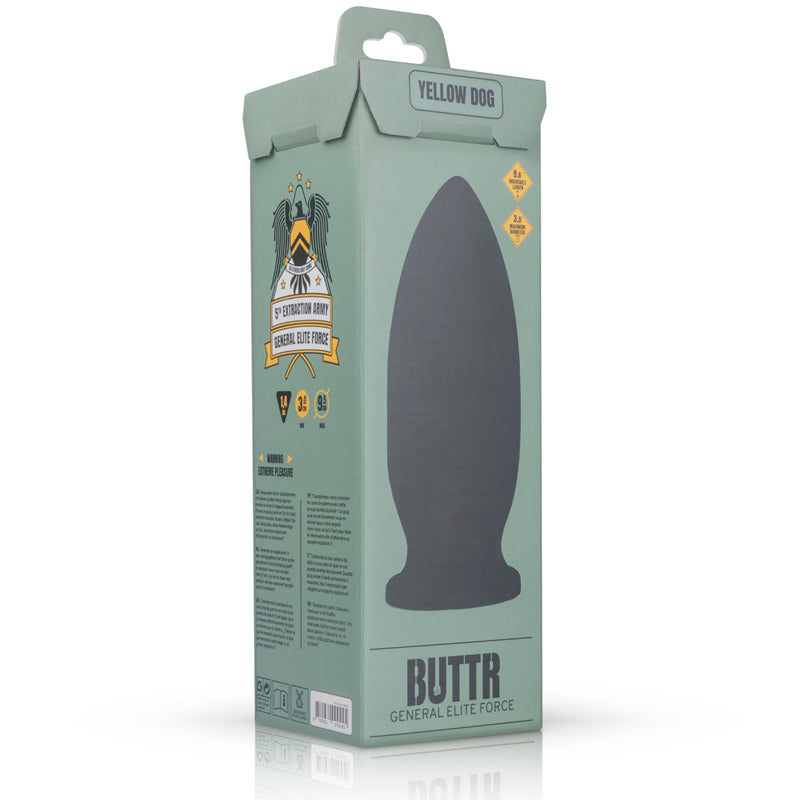 BUTTR Yellow Dog Butt Plug XXL