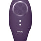 Shots Toys | VIVE Aika Double Action Pulse Wave & Vibrating Love Egg Remote Purple