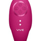 Shots Toys | VIVE Aika Double Action Pulse Wave & Vibrating Love Egg Remote Pink