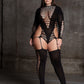 Le Desir Shade - Kalyke XXIII - Bodystocking with Turtleneck Black Size OSX