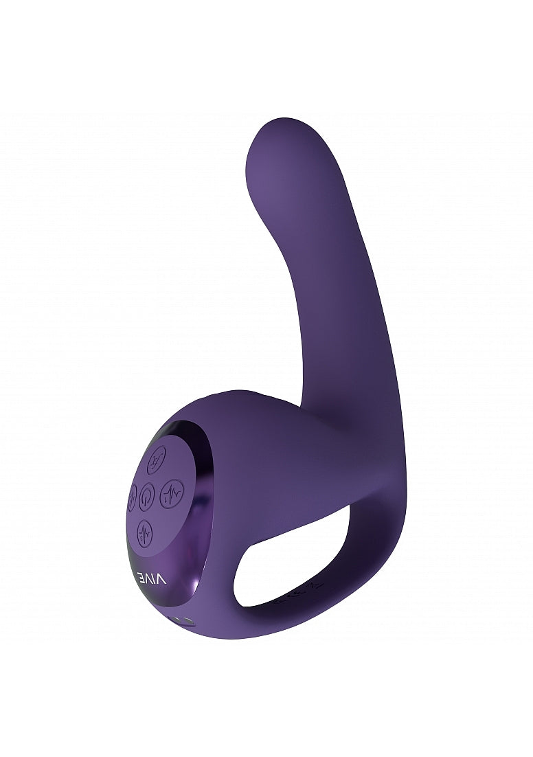 Shots Toys | VIVE Riko Triple Motor Thumper Advanced Finger Motion & Pulse Wave Vibrator Purple