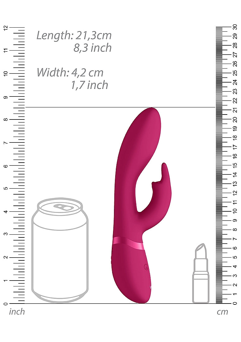 Shots Toys | VIVE Zosia Classic G-Spot Rabbit Vibrator USB Rechargeable Pink