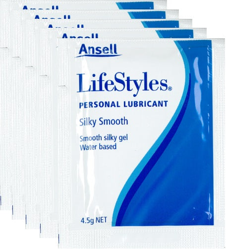 Ansell LifeStyles Silky Smooth Personal Lubricant 4.5g x 1000 BULK