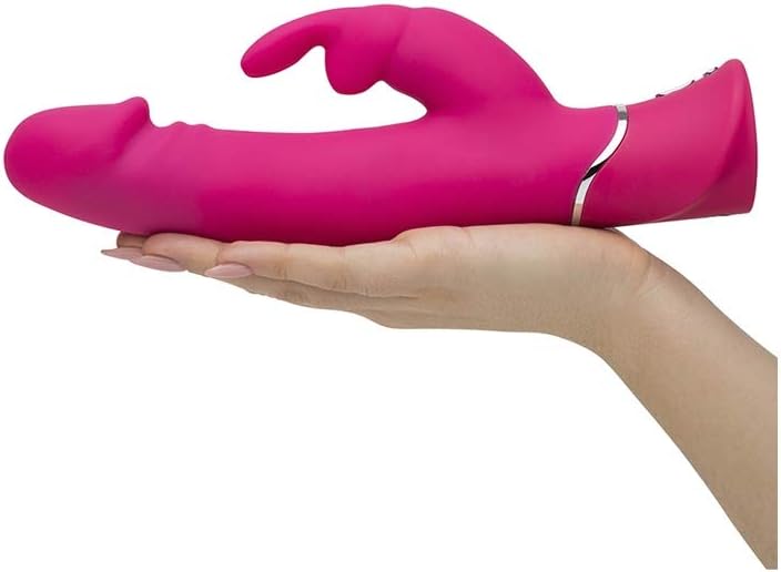 Love Honey Happy Rabbit Realistic Dual Density Rabbit Vibrator Pink