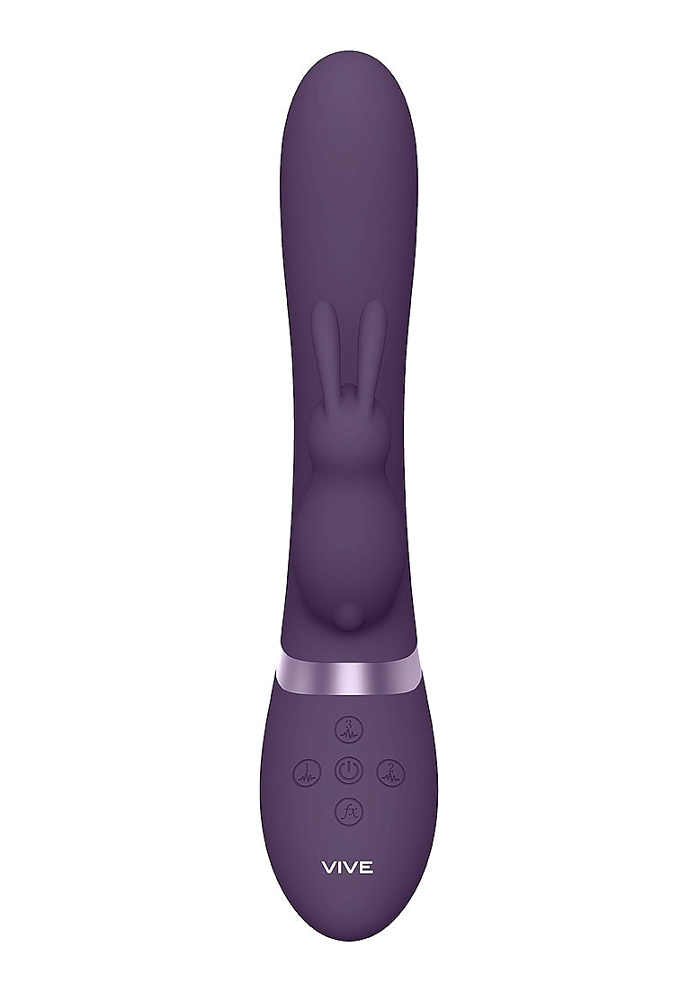 Shots Toys | VIVE Taka Automatic Inflatable Rabbit Vibrator Purple