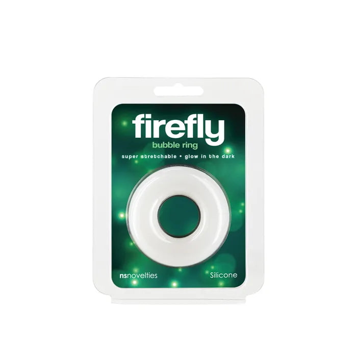 NS Novelties Firefly - Bubble Ring - Glow in Dark Medium Cock Ring