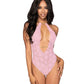 Dreamgirl Lingerie Teddy Pink Size OS One Size