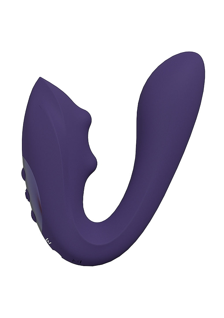 Shots Toys | VIVE Yuki Dual Motor G-Spot Vibrator with Massaging Beads Purple