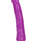 Shots Toys | REALROCK 28cm Slim Glow in the Dark Neon - Purple (10") Dildo Dong