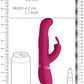 Shots Toys | VIVE Izara Rotating Beads G-Spot Rabbit Vibrator Pink