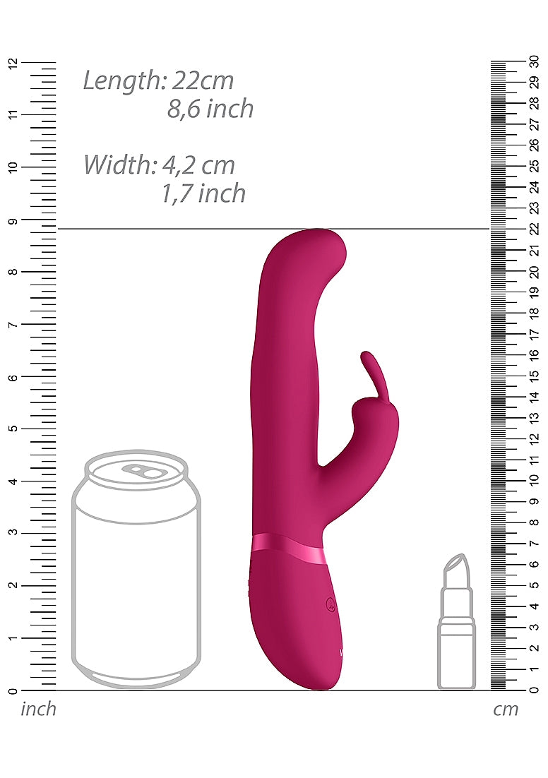 Shots Toys | VIVE Izara Rotating Beads G-Spot Rabbit Vibrator Pink