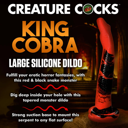 Creature Cocks King Cobra - Large 14" Long Silicone Dong