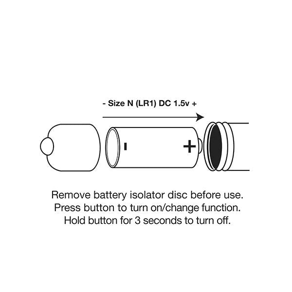 Rocks Off RO-80mm Rainbow Bullet Vibrator