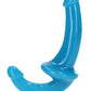 Shots Toys | REALROCK 13.5cm (6") Strapless Strap-On Glow in the Dark - Blue