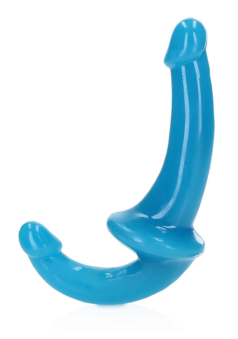 Shots Toys | REALROCK 13.5cm (6") Strapless Strap-On Glow in the Dark - Blue