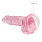 Shots Toys | REALROCK Crystal Clear 7"/17cm Realistic Dildo with Balls Pink