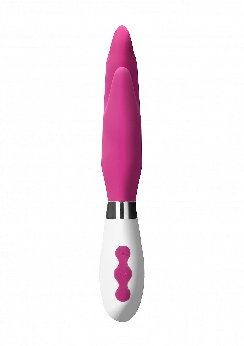 Shots Toys | Luna Athos Rechargeable 10 Speed Rabbit Vibe Vibrator Pink