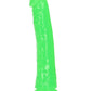 Shots Toys | REALROCK 20cm Slim Glow in the Dark Neon - Green (8") Dildo Dong