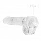 Shots Toys | REALROCK Crystal Clear 6"/15cm Realistic Dildo with Balls Transparent